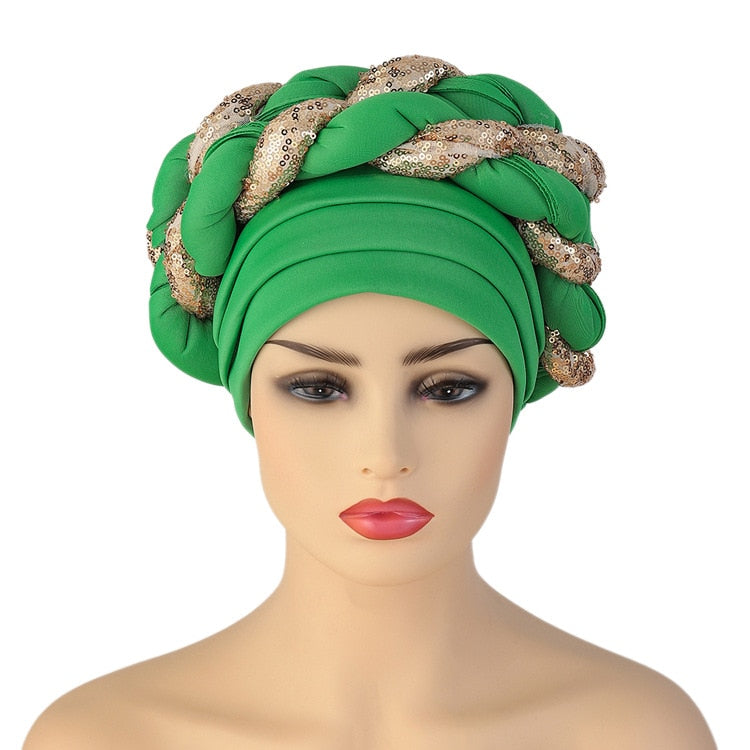African Head Wrap Hat